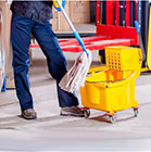 Our Janitorial team keeps everything clean and safe for maximum efficiency