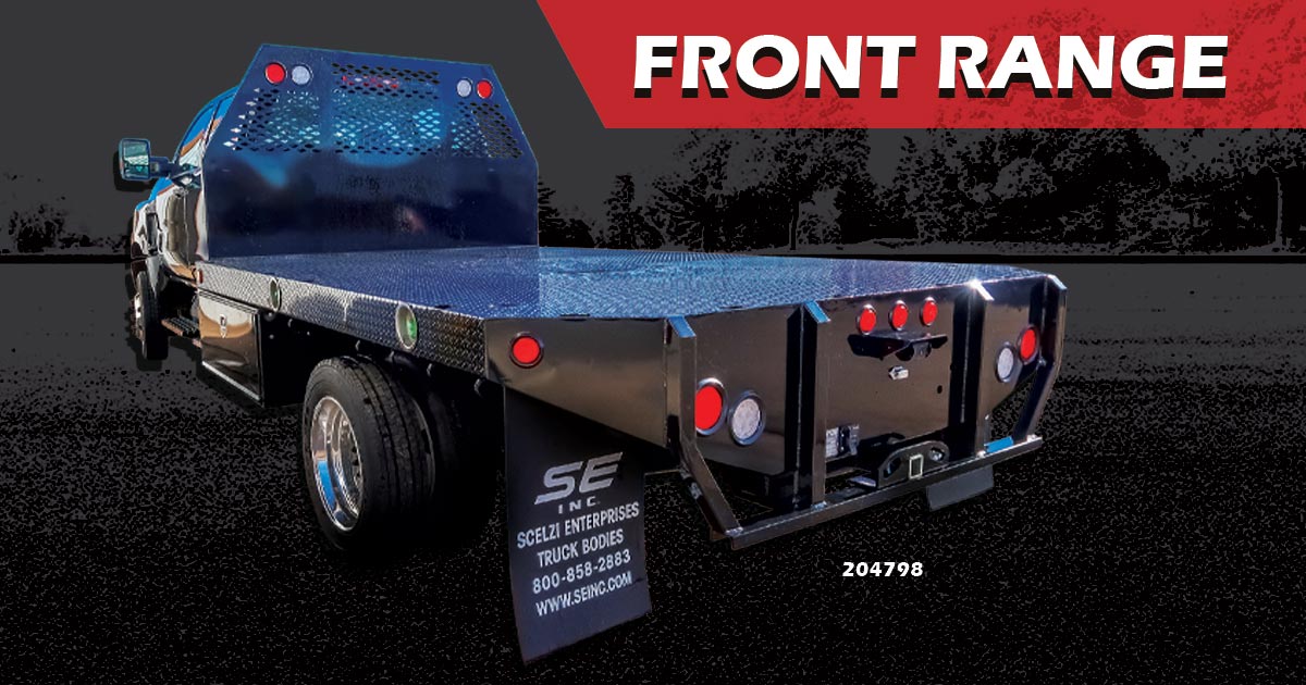 Scelzi Front Range flatbed truck body