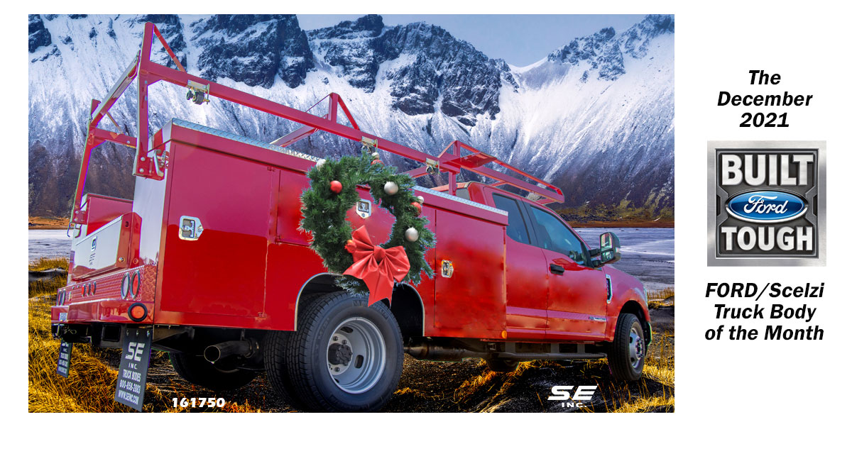 December 2021 FORD/Scelzi Truck Body of the Month