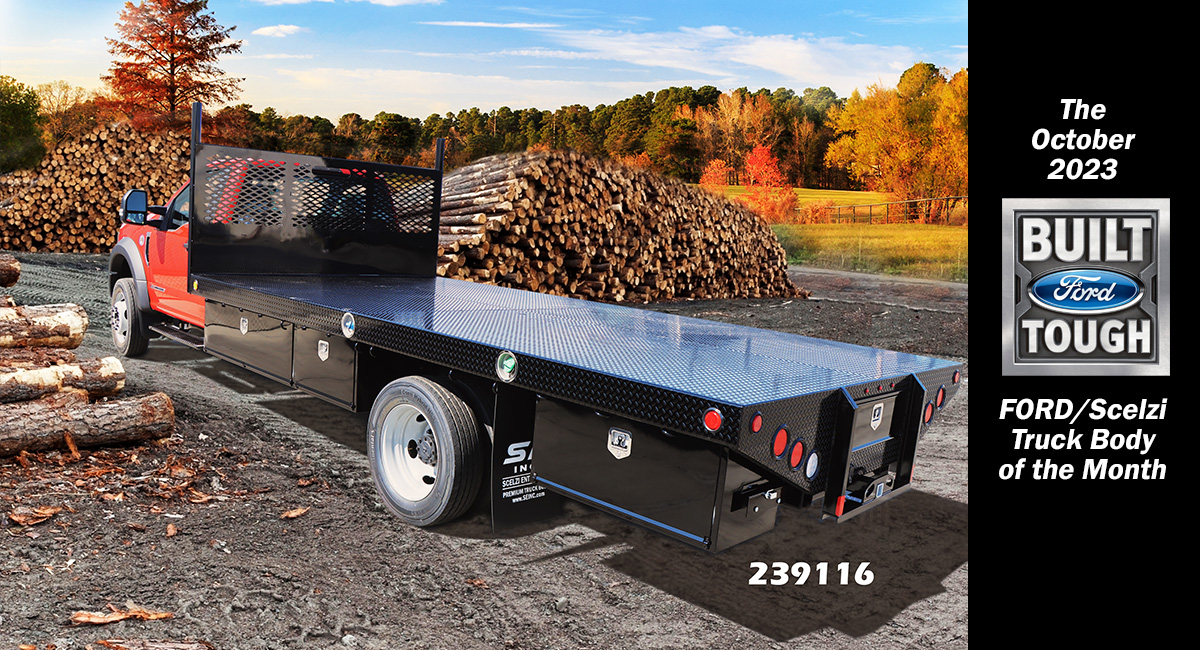 OCTOBER 2023 OCTOBER/Scelzi Truck Body of the Month