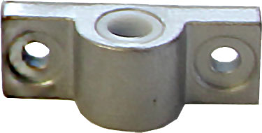 Stainless Steel Hinge Block with Nylon Insert